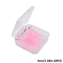 Load image into Gallery viewer, 10PCS/Box 3/4cm Micro Multi-Joint Shrimp Bait Root Fishing Soft Lure for Bass and Mandarin Fish