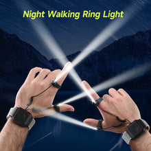 Load image into Gallery viewer, LED Wrist Light with Magnetic Charging Strong Light Localized Illumination Repair Lamp Hands-Free Flashlight for Outdoor Camping Night Fishing Night Riding