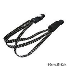 Load image into Gallery viewer, 1PC 40/60/90CM 3-in-1 Bungee Cord Elastic Tie Down Straps with Hooks for Bike Electric Scooter Rear Rack Speckled Pattern Heavy Duty
