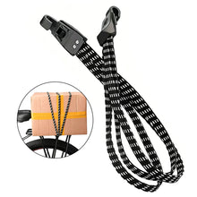 Load image into Gallery viewer, 1PC 40/60/90CM 3-in-1 Bungee Cord Elastic Tie Down Straps with Hooks for Bike Electric Scooter Rear Rack Speckled Pattern Heavy Duty