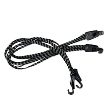 Load image into Gallery viewer, 1PC 40/60/90CM 3-in-1 Bungee Cord Elastic Tie Down Straps with Hooks for Bike Electric Scooter Rear Rack Speckled Pattern Heavy Duty