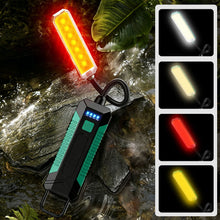 Load image into Gallery viewer, 360° Flexible Hose LED Flashlight Outdoor Emergency Lighting Car Repair Lamp 4-Color COB Magnetic Illumination Light