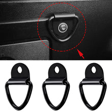 Load image into Gallery viewer, 1PC Triangle Tie-Down Anchor Ring Full Carbon Steel One-Piece Forming Cargo Securing Loop for Motorcycle Off-Road and Truck