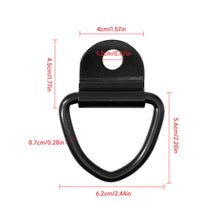 Load image into Gallery viewer, 1PC Triangle Tie-Down Anchor Ring Full Carbon Steel One-Piece Forming Cargo Securing Loop for Motorcycle Off-Road and Truck