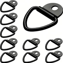 Load image into Gallery viewer, 1PC Triangle Tie-Down Anchor Ring Full Carbon Steel One-Piece Forming Cargo Securing Loop for Motorcycle Off-Road and Truck