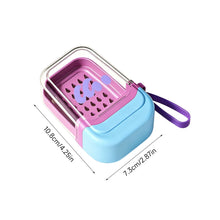 Load image into Gallery viewer, Portable Leakproof Soap Box With Lid Transparent Drain Tray Soap Case For Travel Camping Gym Bathroom Household Use