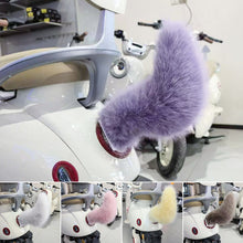Load image into Gallery viewer, Car Rear Electric Plush Fox Tail Ornament Decoration Cute Fluffy Tail Ornament Accessory Motorcycle Bicycle