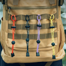 Load image into Gallery viewer, Outdoor Mountaineering Hiking Backpack Elastic Rope Fixing Buckle Camping Gear Trekking Pole Bungee Cord Attachment Hook