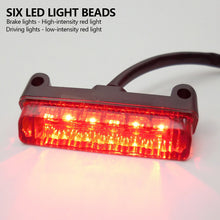 Load image into Gallery viewer, Universal Motorcycle Rear Brake Light License Plate Rear Stop Indicator Tail Turn Signal Light Bulb LED for Off-road Electric Bike Vehicle