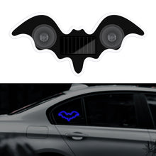 Load image into Gallery viewer, Solar Powered Bat Shape LED Car Interiors Atmosphere Decor Light USB Powered Car Window Neon Light Decorative Lamps