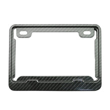 Load image into Gallery viewer, Universal Motorcycle Aluminum Alloy License Plate Frames License Plate Holder Solid/Hollow Style License Plate Holders Frame