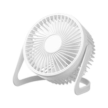 Load image into Gallery viewer, Desktop Fan USB Plug Small Table Fan Strong Wind Quiet Mini Fan for Home Office Dorm Room Low Noise Portable USB Powered Personal Cooling Fan
