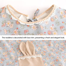 Load image into Gallery viewer, Canvas Floral Apron With Long Sleeve Breathable Kitchen BBQ Cooking Outdoor Oil Splash-Proof Grill Washable Workwear for Baking & Cleaning