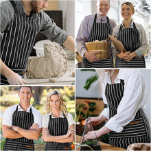 Load image into Gallery viewer, Adjustable Polyester Apron with Pockets fashion for Kitchen Cooking BBQ Outdoor Gardening Coffee Work Apron for Chef Waiter Unisex