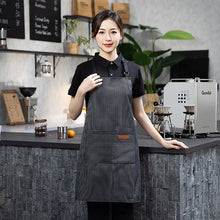 Load image into Gallery viewer, Adjustable Polyester Apron with Pockets fashion for Kitchen Cooking BBQ Outdoor Gardening Coffee Work Apron for Chef Waiter Unisex