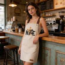 Load image into Gallery viewer, Cute Bear Print PVC Waterproof Apron with Pockets for Kitchen Cooking BBQ Oil-Proof Adult Apron for Men Women Home Restaurant Work Apron