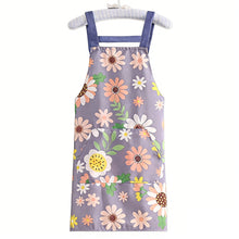 Load image into Gallery viewer, Breathable Cotton Canvas Apron with Right Pocket and Towel – Oil Proof Wear Resistant BBQ Kitchen Cooking Work Apron for Unisex Adults