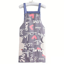Load image into Gallery viewer, Breathable Cotton Canvas Apron with Right Pocket and Towel – Oil Proof Wear Resistant BBQ Kitchen Cooking Work Apron for Unisex Adults