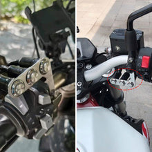 Load image into Gallery viewer, Motorcycle Handlebar Adjustable Mount Switch with LED Waterproof Switches ON-OFF Push 3 Buttons For Headlight Horn Turn Signle