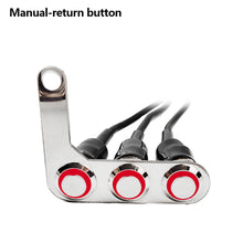 Load image into Gallery viewer, Motorcycle Handlebar Adjustable Mount Switch with LED Waterproof Switches ON-OFF Push 3 Buttons For Headlight Horn Turn Signle