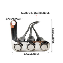 Load image into Gallery viewer, Motorcycle Handlebar Adjustable Mount Switch with LED Waterproof Switches ON-OFF Push 3 Buttons For Headlight Horn Turn Signle