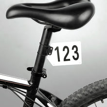 Load image into Gallery viewer, Bicycle Racing Number Plate Holder Bracket Clip MTB Road Bike Cards Seatpost Mount Triathlon ID Cards Match Holder Cycling Accessories