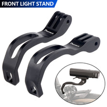 Load image into Gallery viewer, MTB Front Light Stand Rack Bicycle Fork Mount Camera Stand Rack Holder Fits Gopro Interface for Brompton Folding Bike Road Bike Accessories