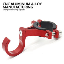 Load image into Gallery viewer, Electric Scooter Metal Hooks Simple Bike Shelf Tube Storage Hanger Buckle Hooks Ebikes CNC Portable Motorcycle Helmet Rack
