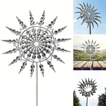 Load image into Gallery viewer, Creative Kinetic Energy Metal Windmill Rotator Magic Rotating Wind Sculpture Outdoor Garden Lawn Courtyard Decoration Ornament