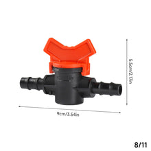 Load image into Gallery viewer, Garden Hose Tap Irrigation Water Valve DN4 DN8 DN15 PE Tube Waterstop Connector for 4mm-25mm Drip Irrigation Hose