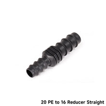 Load image into Gallery viewer, DN16 DN20 Barbed Pipe Connector 1/2" 3/4" Male Thread Tee Elbow Straight End Plug Garden Drip Irrigation Hose Adapter