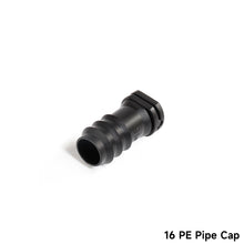 Load image into Gallery viewer, DN16 DN20 Barbed Pipe Connector 1/2" 3/4" Male Thread Tee Elbow Straight End Plug Garden Drip Irrigation Hose Adapter