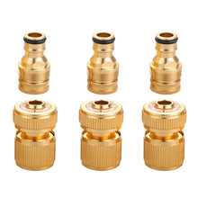Load image into Gallery viewer, 2/6 PCS EU Standard Hose Fitting Kits 1/2" & 3/4" Faucet Fittings with 13-16mm Garden Pipe Quick Couplings