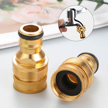 Load image into Gallery viewer, 2/6 PCS EU Standard Hose Fitting Kits 1/2" & 3/4" Faucet Fittings with 13-16mm Garden Pipe Quick Couplings
