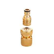 Load image into Gallery viewer, 2/6 PCS EU Standard Hose Fitting Kits 1/2" & 3/4" Faucet Fittings with 13-16mm Garden Pipe Quick Couplings