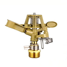 Load image into Gallery viewer, 1PC Metal Pulsating Sprinkler 1/2" 3/4" 360 Degree Rocker Arm Rotating Lawn Sprinkler for Garden Irrigation