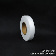 Load image into Gallery viewer, Self Adhesive Iron On Hem Tape Double Sided Hot Melt Tape DIY Jean Clothes Length Shorten Sewing Accessory for Hat Garment