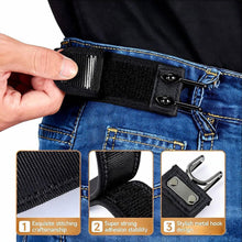 Load image into Gallery viewer, Buckleless Invisible Waist Closure Tactical Hook Elastic Waistband Hook-And-Loop Fastener for Hunting Fishing Camping