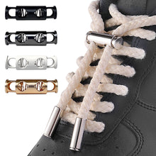 Load image into Gallery viewer, 1 Pair Metal Capsule Shoelace Buckle Connector Quick Tie Lazy Shoelace Accessories for Sneakers Shoes