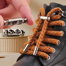 Load image into Gallery viewer, 1 Pair Metal Capsule Shoelace Buckle Connector Quick Tie Lazy Shoelace Accessories for Sneakers Shoes