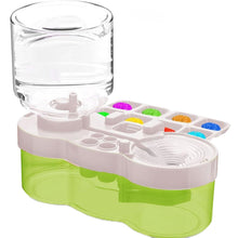 Load image into Gallery viewer, Automatic Water Circulation Paint Brush Cleaner with Paint Tray Drain Button Multifunctional Rinse Cup for Watercolor Oil Painting Kids Art Supplies