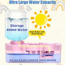 Load image into Gallery viewer, Automatic Water Circulation Paint Brush Cleaner with Paint Tray Drain Button Multifunctional Rinse Cup for Watercolor Oil Painting Kids Art Supplies