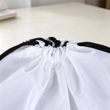 Load image into Gallery viewer, Kids Football Print Drawstring Bag Polyester Sports Backpack Machine Washable Storage Sack for Birthday Party Favor Gift