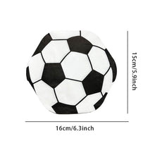 Load image into Gallery viewer, 20PCS Football Shaped Disposable Napkins Soccer Party Tableware for Kids Boys Sports Birthday Table Decoration Supplies
