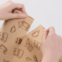 Load image into Gallery viewer, 50Pcs/Roll Vintage Disposable Kitchen Towels Thick Absorbent Dry Wet Dual Use Hand Towel Degreasing Retro Pattern Dish Duster Cloth