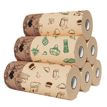 Load image into Gallery viewer, 50Pcs/Roll Vintage Disposable Kitchen Towels Thick Absorbent Dry Wet Dual Use Hand Towel Degreasing Retro Pattern Dish Duster Cloth