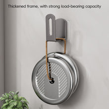 Load image into Gallery viewer, 1 Pair Wall Mounted Multifunctional Storage Rack Pot Lid Cutting Board Sponge Organizer For Kitchen Bathroom