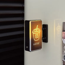 Load image into Gallery viewer, Mini Luminous Lightbox Fridge Magnet Retro Coffee Style Magnetic Home Decoration Creative Home Ornament Gift