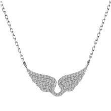 Load image into Gallery viewer, Fashion Angel Wing Pendant Necklace Titanium Steel Clavicle Chain Elegant Jewelry Accessories For Women Daily Wedding Party Decoration
