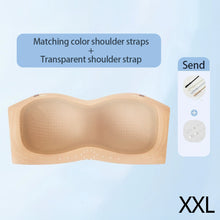 Load image into Gallery viewer, Wireless Strapless Bra For Women Anti Slip Seamless Small Bust Gathered Back Smoothing Invisible Thin Summer Daily Underwear